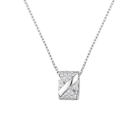 [baslovejewels]LIENS EVIDENCE DIAMOND PAVED NECKLACE