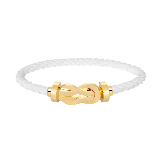 [baslovejewels]CHANCE LARGE 8 FIGURE BUCKLE NO DIAMOND BRACELET GOLD