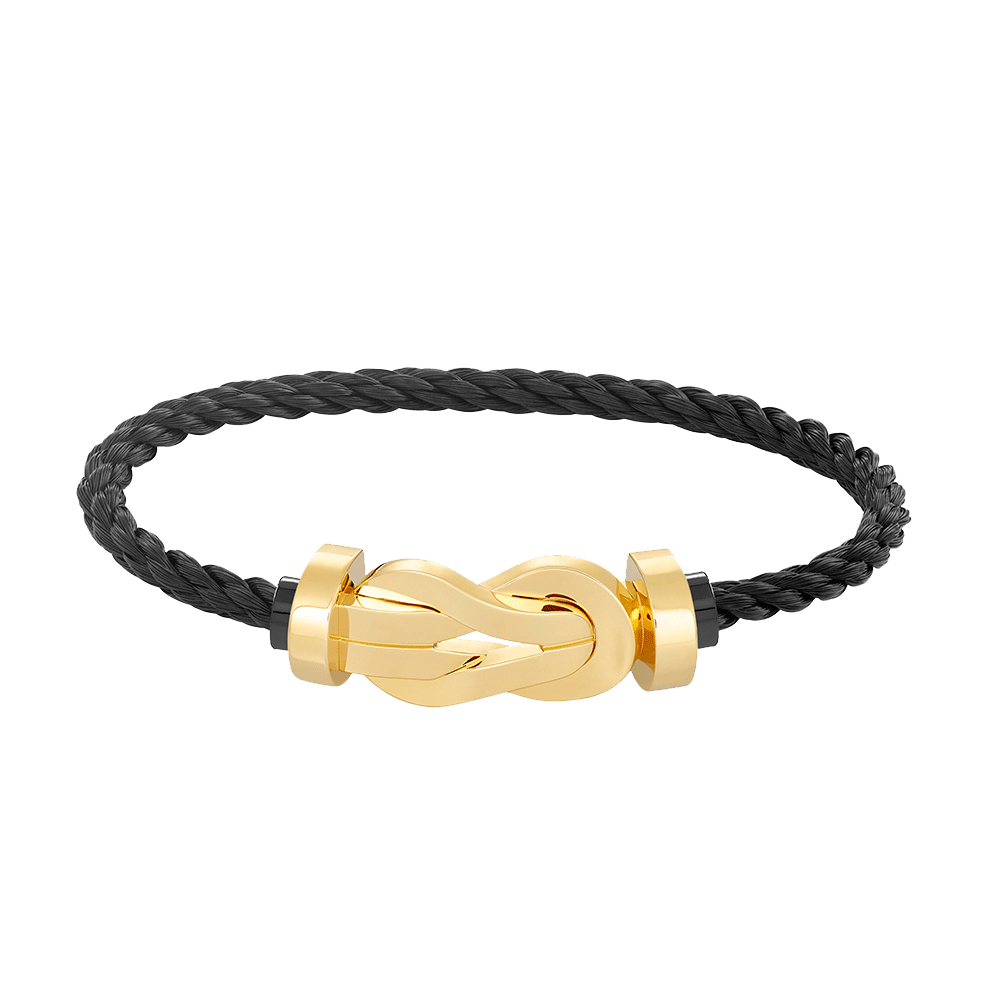 [baslovejewels]CHANCE LARGE 8 FIGURE BUCKLE NO DIAMOND BRACELET GOLD