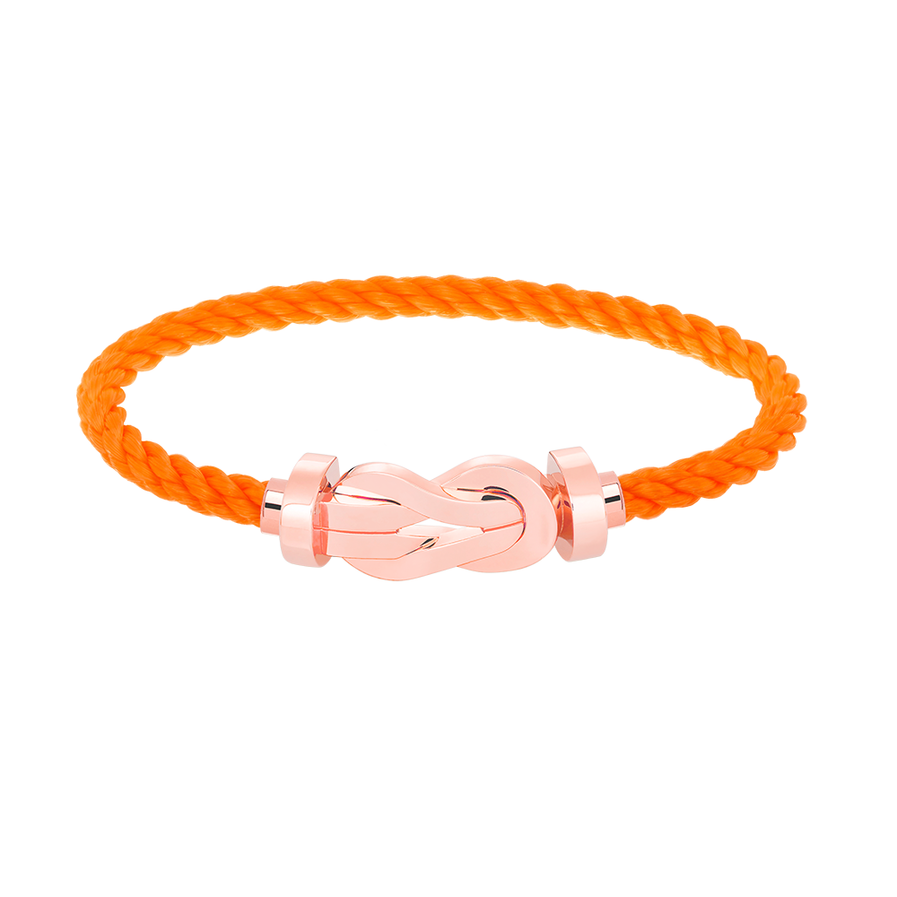 [baslovejewels]CHANCE LARGE 8 FIGURE BUCKLE NO DIAMOND BRACELET ROSE GOLD