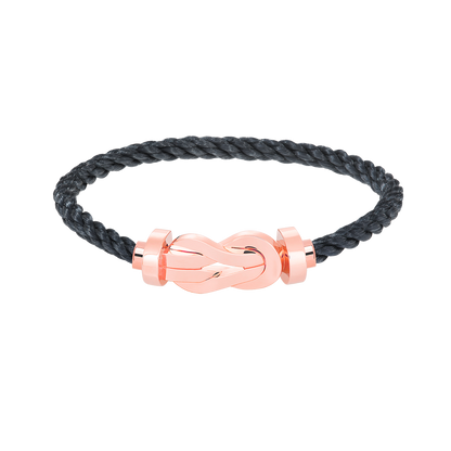 [baslovejewels]CHANCE LARGE 8 FIGURE BUCKLE NO DIAMOND BRACELET ROSE GOLD