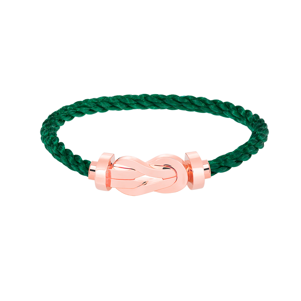 [baslovejewels]CHANCE LARGE 8 FIGURE BUCKLE NO DIAMOND BRACELET ROSE GOLD