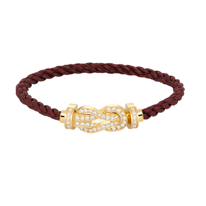 [baslovejewels]CHANCE LARGE 8 FIGURE BUCKLE FULLDIAMOND BRACELET GOLD