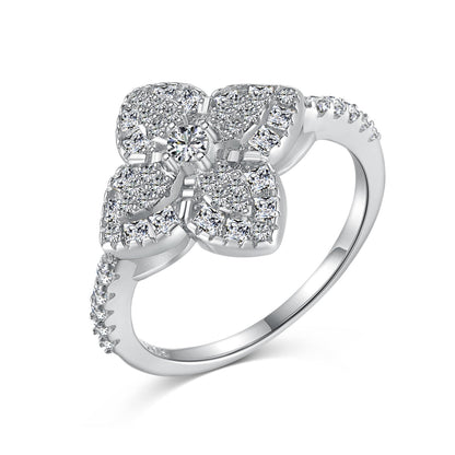 [baslovejewels]Luxurious Colorful Flower Shape Banquet Ring