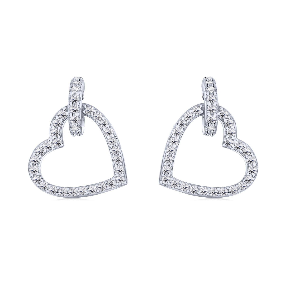 [baslovejewels]Dainty Heart Shape Earrings