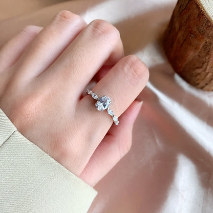 [baslovejewels]0.75 Carat Luxurious Vibrant Elongated Cushion Cut Daily Ring