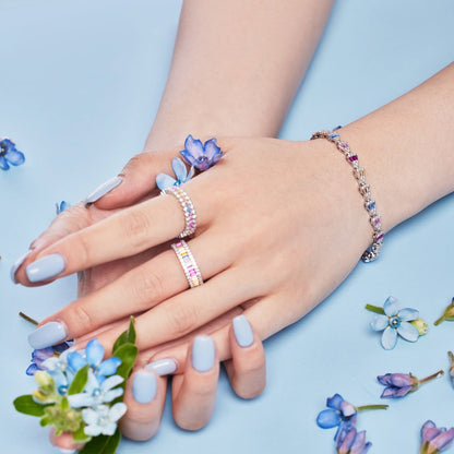 [baslovejewels]Radiant Water Drop Shape Daily Bracelet