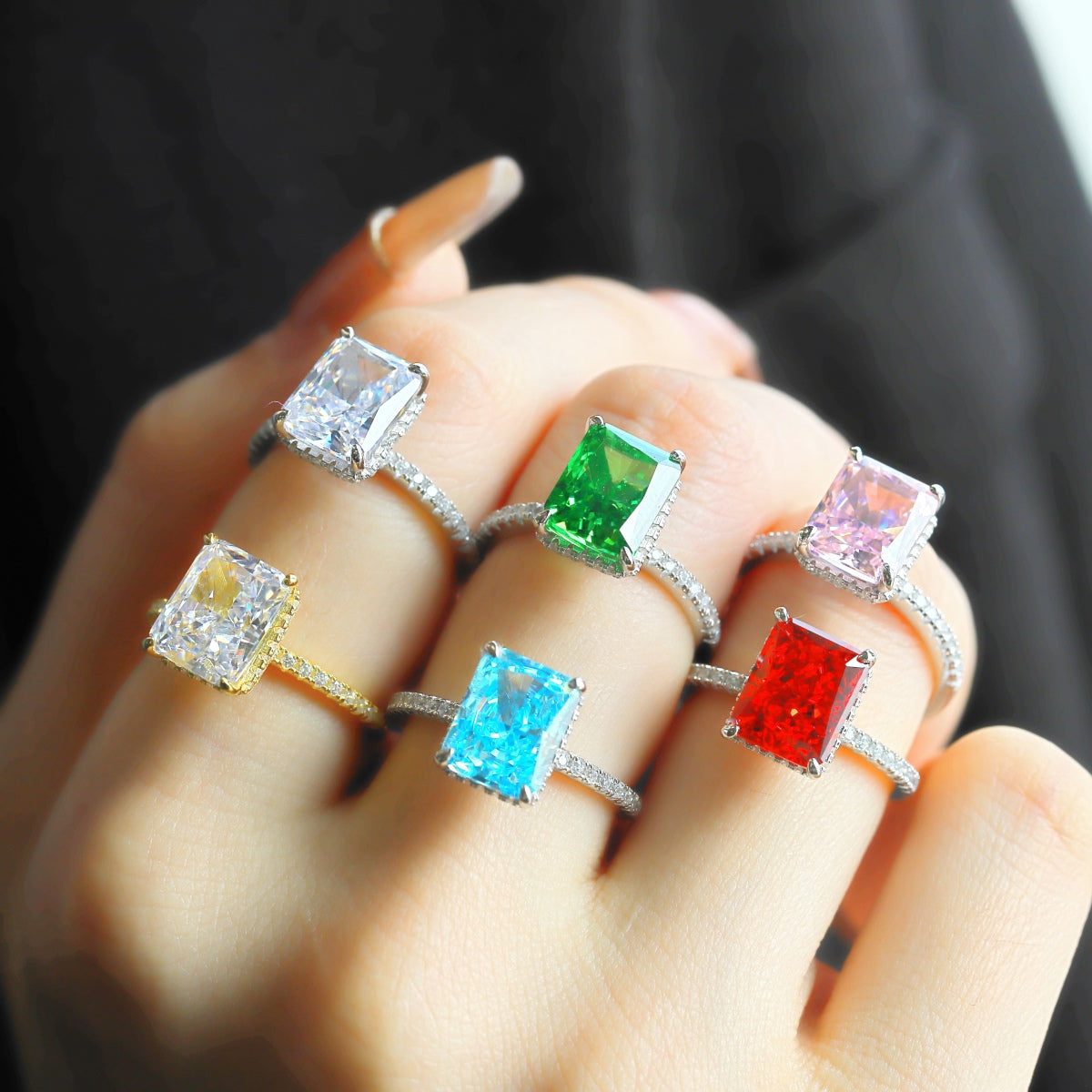 [baslovejewels]4.0 Carat Luxurious Engagement Ring