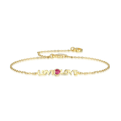 [baslovejewels]Romantic Heart Shape Lover Bracelet