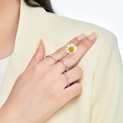 [baslovejewels]Elegant Vivid Round Cut Daily Ring