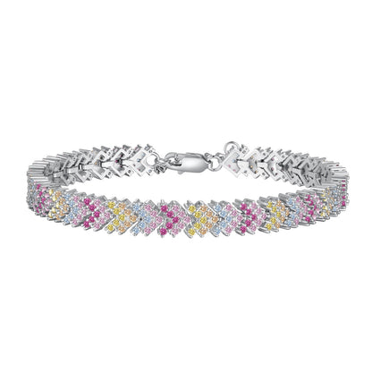 [baslovejewels]Ornate Sparkling Round Cut Party Bracelet
