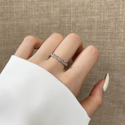 [baslovejewels]Elegant Resplendent Round Shape Party Ring