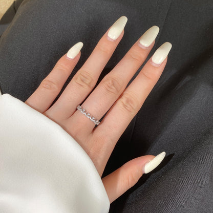 [baslovejewels]Elegant Resplendent Round Shape Party Ring