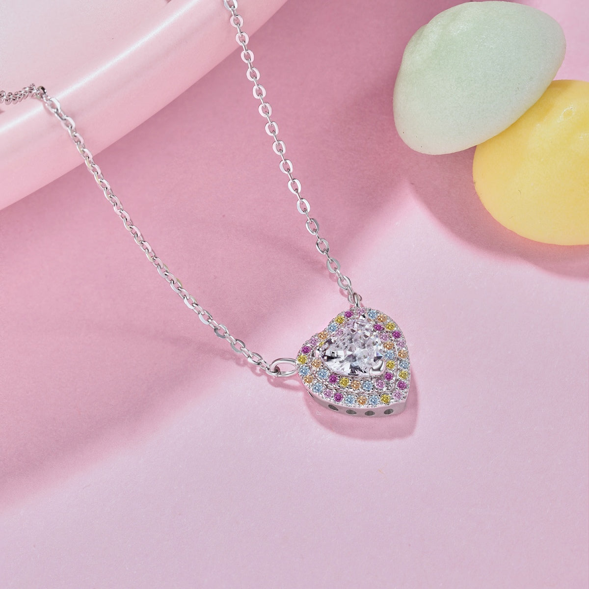 [baslovejewels]Exquisite Heart Shape Necklace