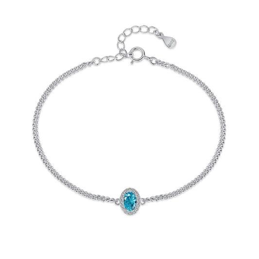 [baslovejewels]Exquisite Oval Shape Bracelet
