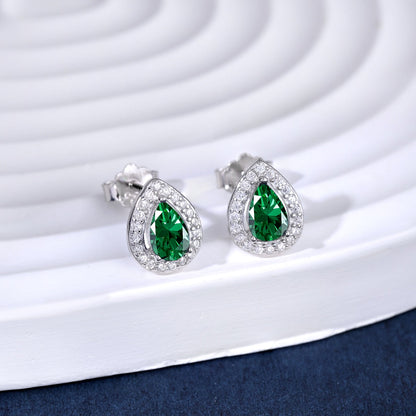 [baslovejewels]Luxurious Water Drop Shape Earrings