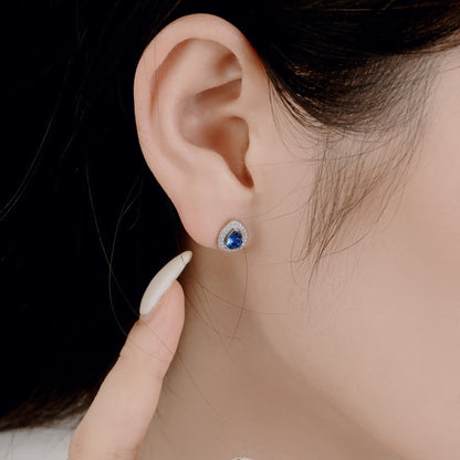 [baslovejewels]Luxurious Water Drop Shape Earrings