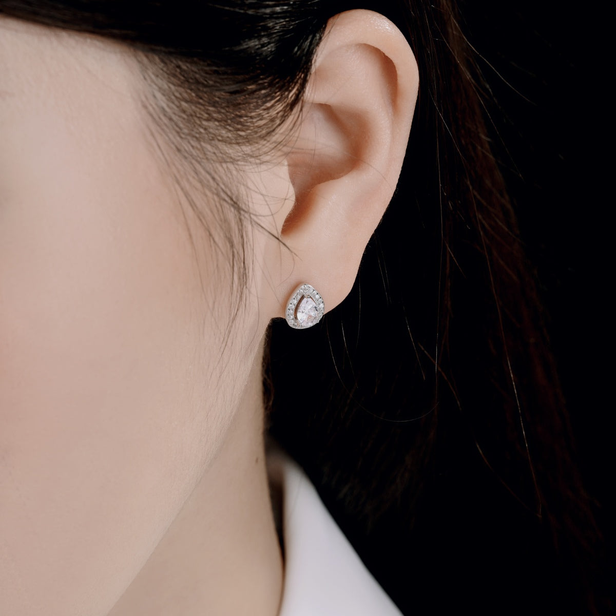 [baslovejewels]Luxurious Water Drop Shape Earrings