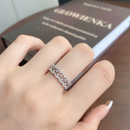 [baslovejewels]Elegant Resplendent Round Shape Party Ring