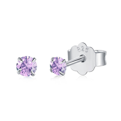 [baslovejewels]Delicate Solitaire Earrings