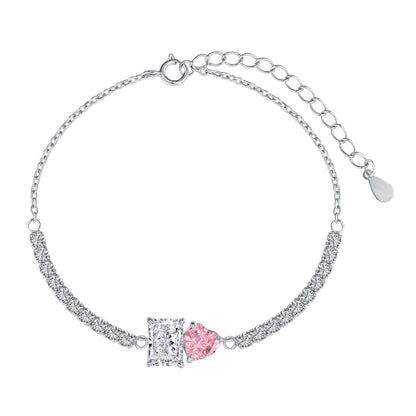 [baslovejewels]Dazzling Unique Multi Shape Lover Bracelet