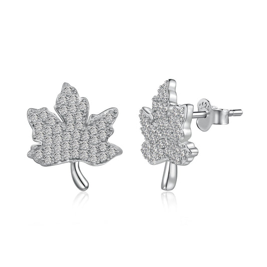 [baslovejewels]Exquisite Maple Leaf Design Earrings