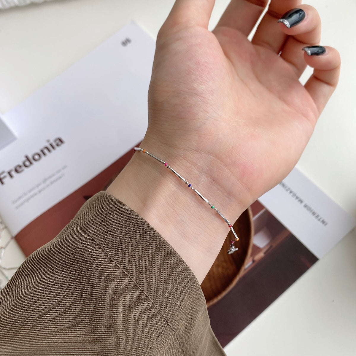 [baslovejewels]Unique Colorful Daily Bracelet