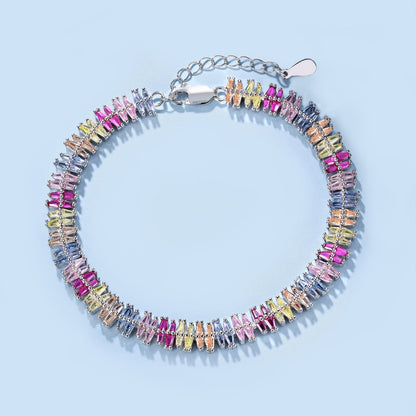 [baslovejewels]Sparkling Exquisite Multi Cut Party Bracelet