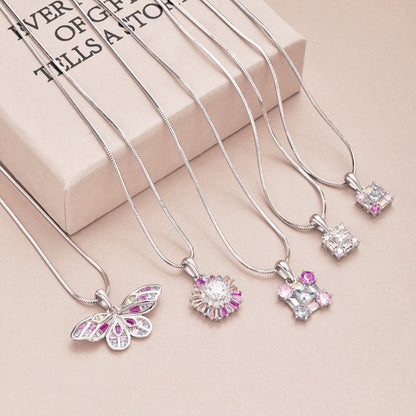 [baslovejewels]Charming Flower Colorful Necklace