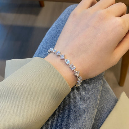 [baslovejewels]Unique Exquisite Multi Cut Daily Bracelet