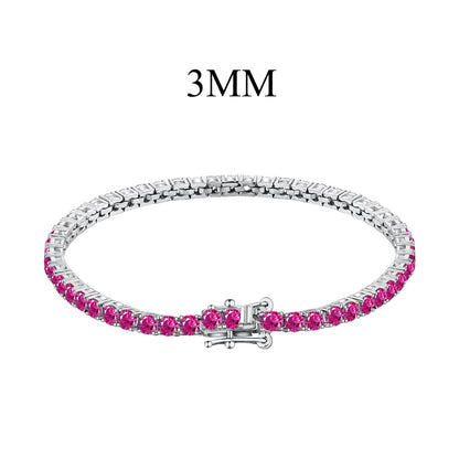 [baslovejewels]Radiant Colorful Round Cut Party Bracelet