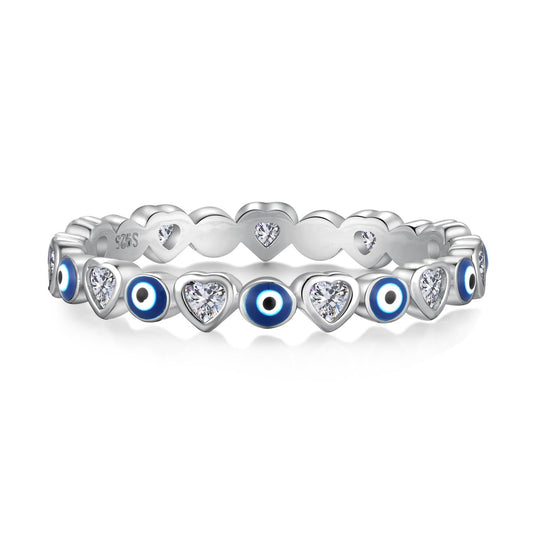 [baslovejewels]Radiant Colorful Round Shape Daily Ring