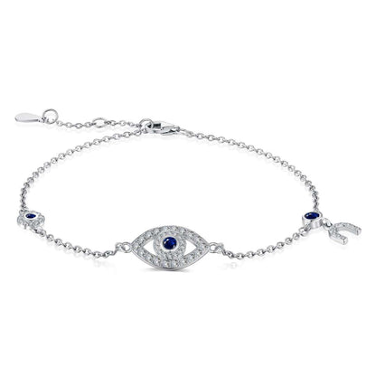 [baslovejewels]Dainty Eye Shape Necklace