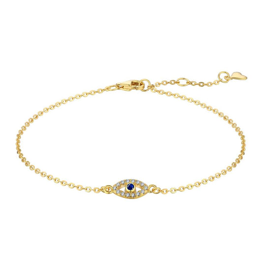 [baslovejewels]Evil Eye Shape Necklace