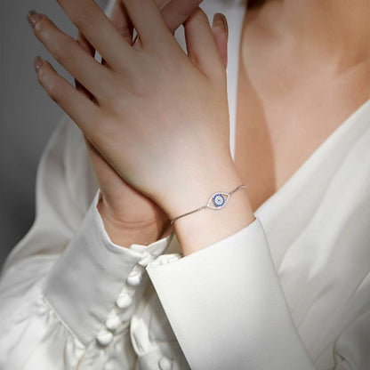 [baslovejewels]Dazzling Eye Shape Necklace