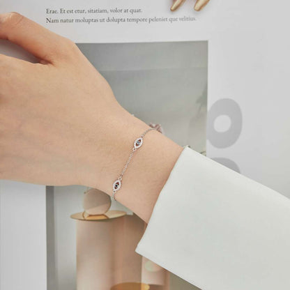 [baslovejewels]Evil Eye Shape Pendent Necklace