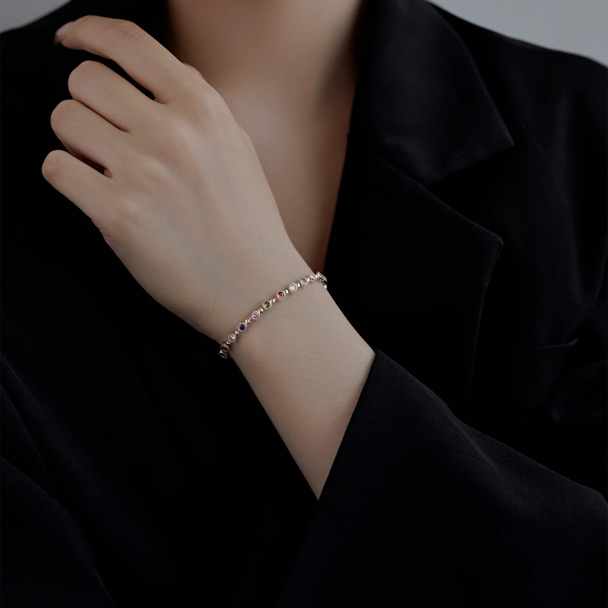 [baslovejewels]Sparkling Exquisite Round Cut Party Bracelet
