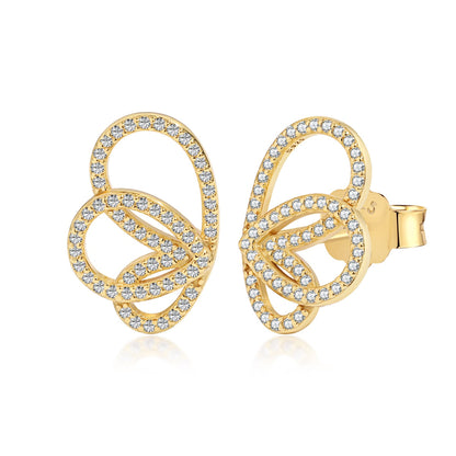 [baslovejewels]Exquisite Butterfly Shape Earrings