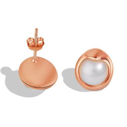 [baslovejewels]Dainty Bread Pearl Earrings
