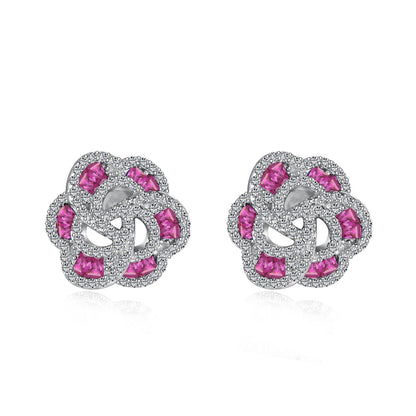 [baslovejewels]Exquisite Flower Shape Daily Earrings