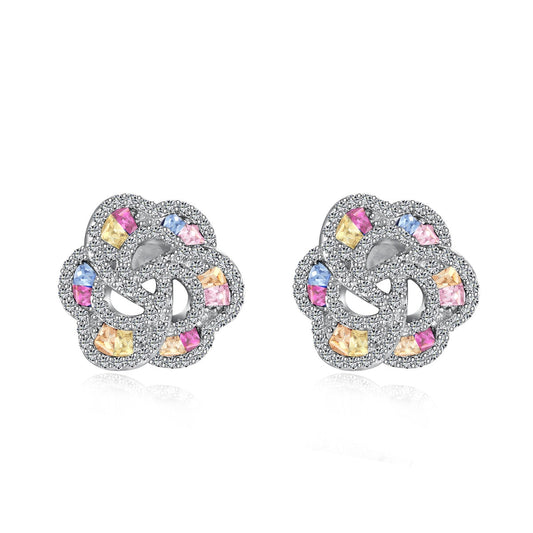[baslovejewels]Exquisite Flower Shape Daily Earrings
