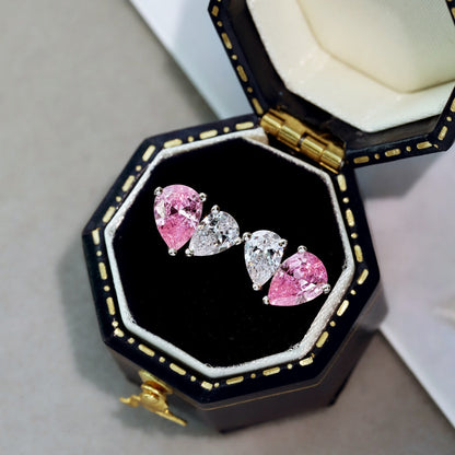 [baslovejewels]Dazzling Elegant Heart Cut Lover Earrings