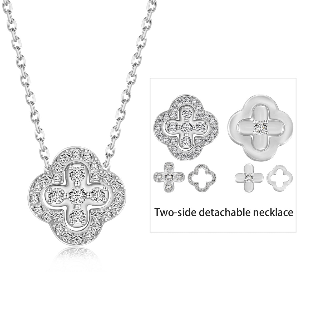 [baslovejewels]Four-Leaf Clover Various DIY Wearable Necklaces