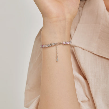 [baslovejewels]Unique Colorful Flower Shape Daily Bracelet