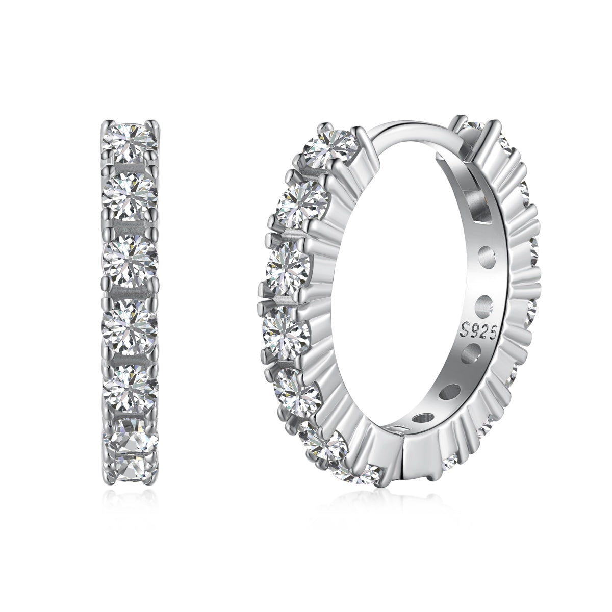 [baslovejewels]Radiant Colorful Round Cut Earrings