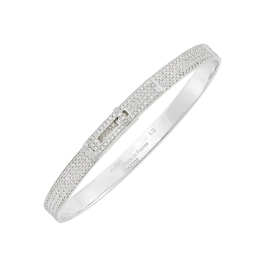 [baslovejewels]HM KELLY BRACELET IN SILVER AND FULL PAVE DIAMOND