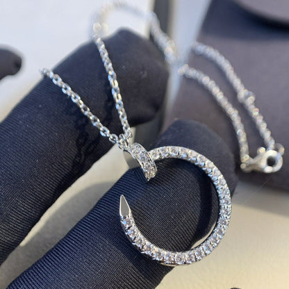 [baslovejewels]JUSTE NECKLACE SILVER DIAMONDS