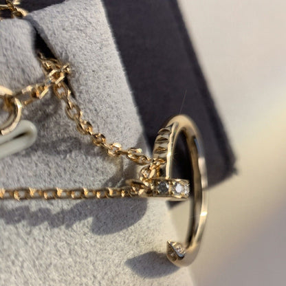 [baslovejewels]JUSTE NECKLACE PINK GOLD