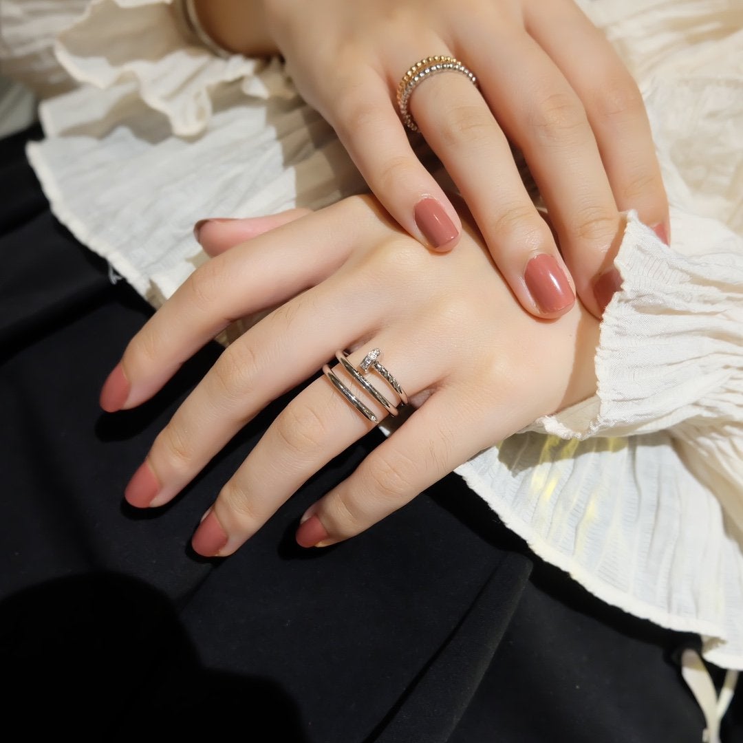 [baslovejewels]JUSTE RING 1.8MM SILVER DOUBLE ROW