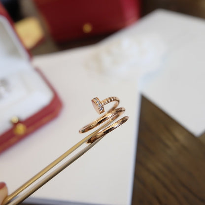 [baslovejewels]JUSTE RING 1.8MM PINK GOLD DOUBLE ROW